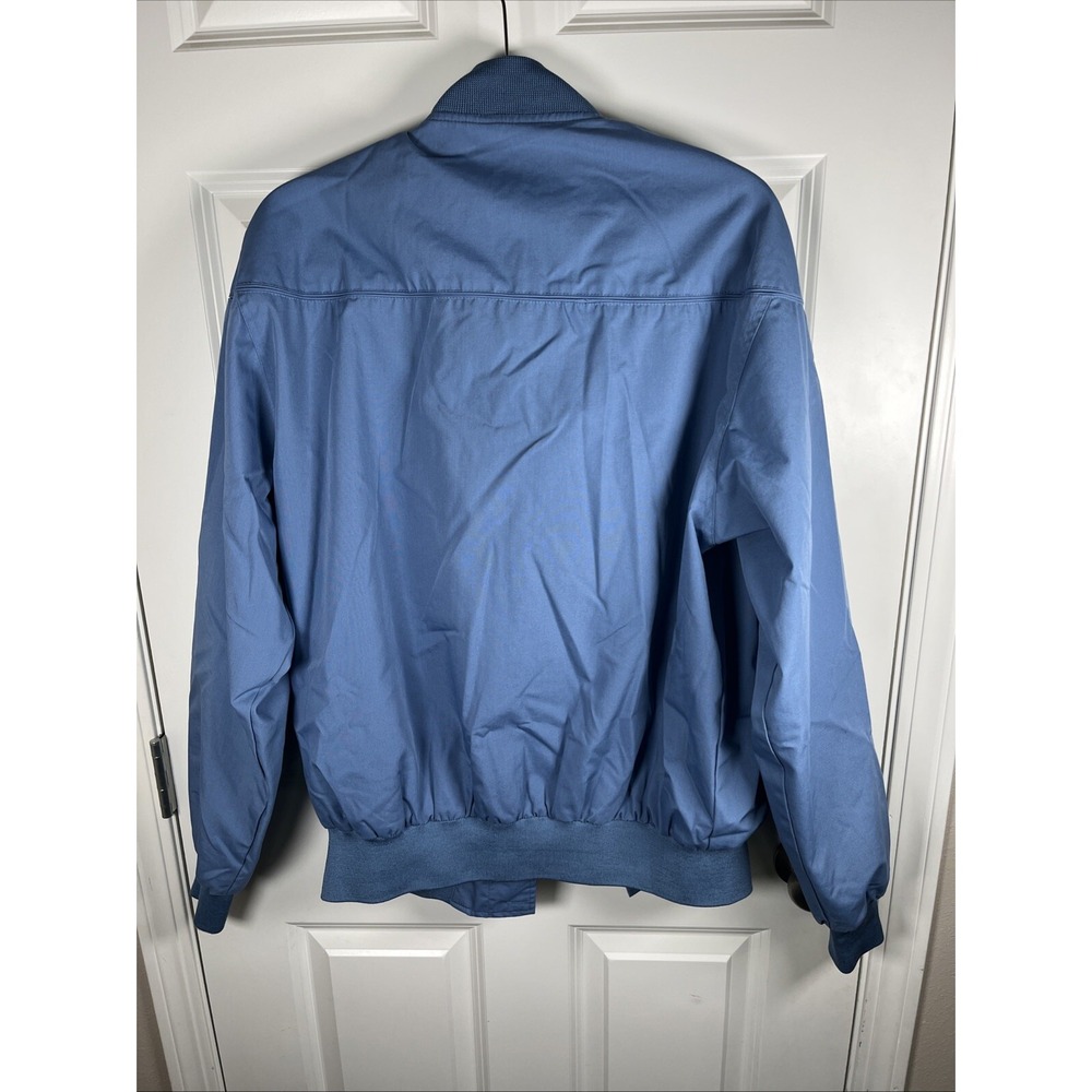Vintage 80s Field &‎ Stream Mens Jacket Baby Blue Plaid Lining Size LL Classic - Picture 8 of 8